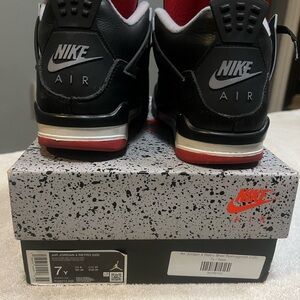 Air Jordan retro 4 bred reimagined GS